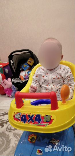 Каталка-качалка Molto Джип Викинг