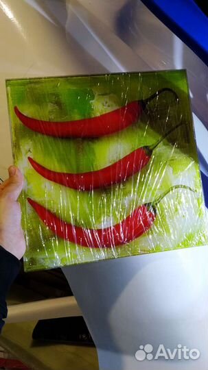 Картина стекло