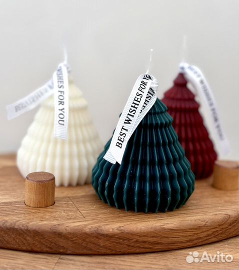 Новогодние свечи елка