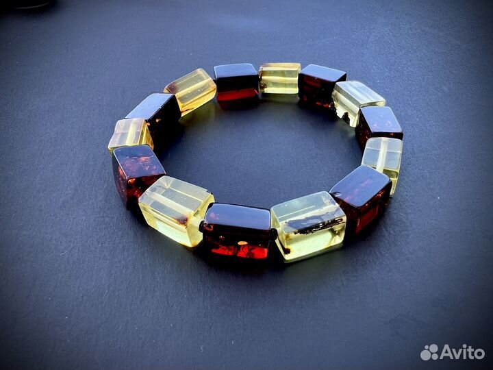 Браслет из натурального янтаря