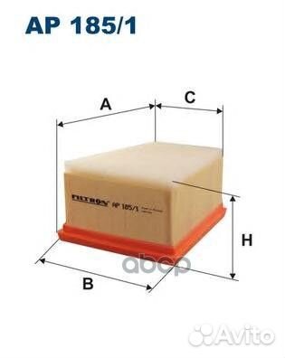 Фильтр воздушный nissan/ renault AP185/1 Filtron