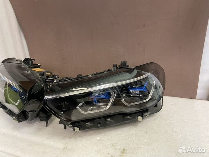 Фары комплект на Bmw G05 G06 laser shadow line