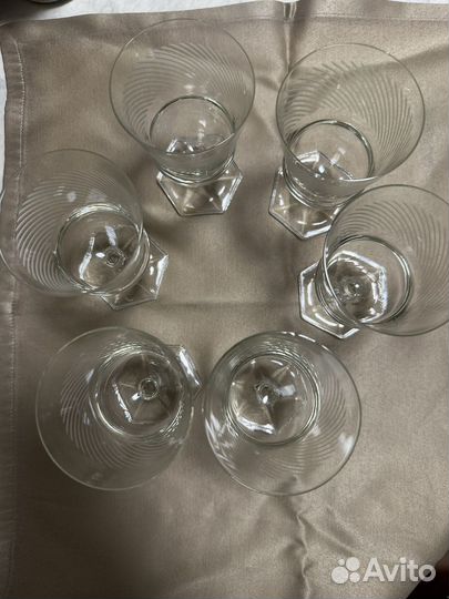 Хрустальные стаканы СССР, фужеры