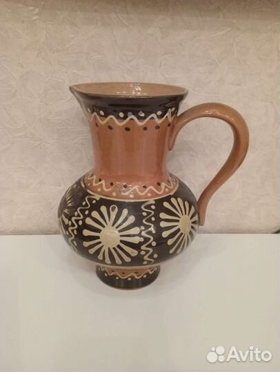 Ваза кувшин глиняный