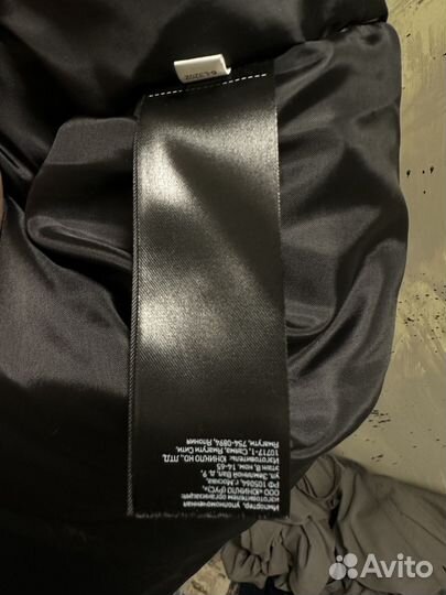 Пуховик Uniqlo Black Logo Over Оригинал