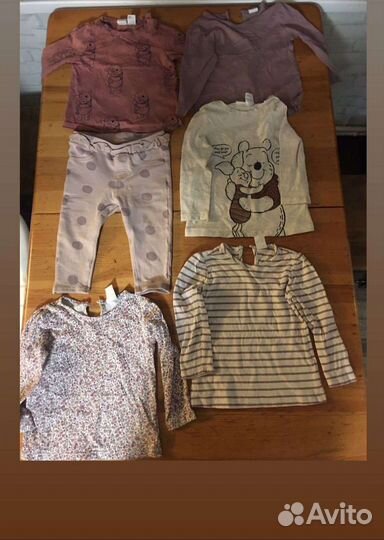 Вещи на девочку размер 80,пакетом
