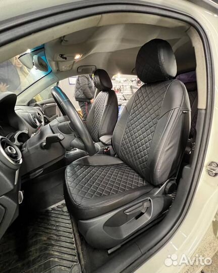 Авточехлы из экокожи для Audi A3 (8V)