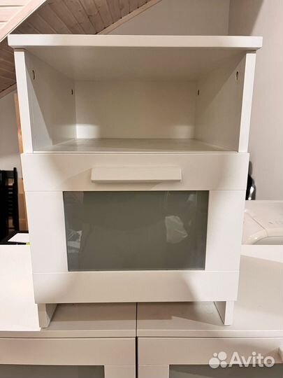 Тумба белая IKEA бримнэкс