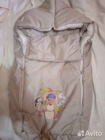 Зимний конверт в коляску