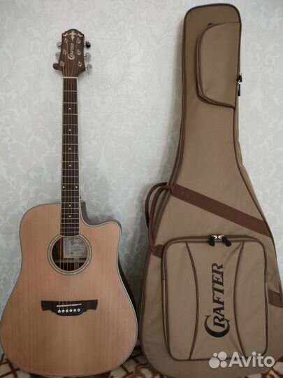 Эл.Акустика (Массив Кедр) crafter DE-7/NC