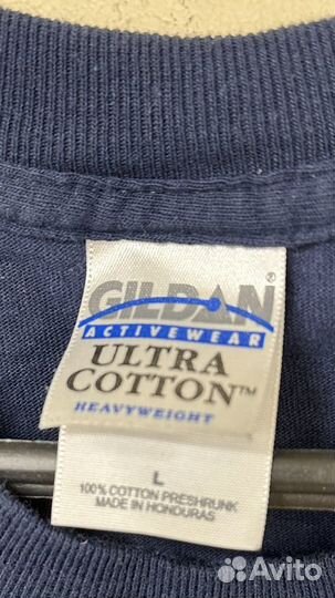 Gildan.Ultra Cotton.хлопковый лонгслив. L