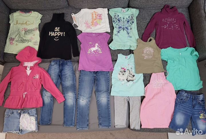 Вещи на девочку 6-7 лет (116-122)
