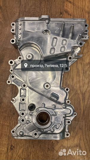 Передняя крышка двс с масляным насосом G4NA