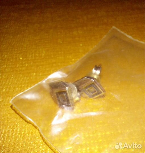 Серьги винтаж с биркой