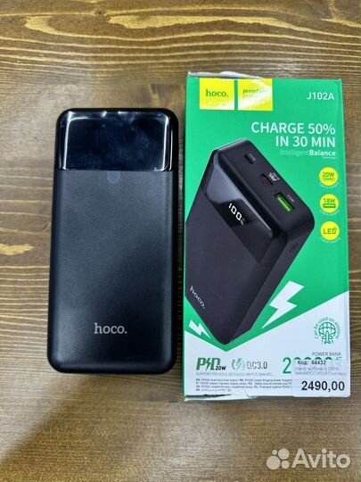 Накопитель энергии(Power bank 20000mAh) hoco J102A