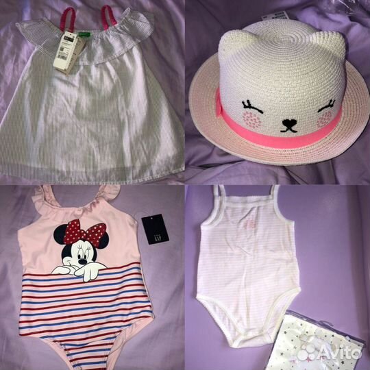 Новый купальник Gap, шляпа H&M, Benetton, Original