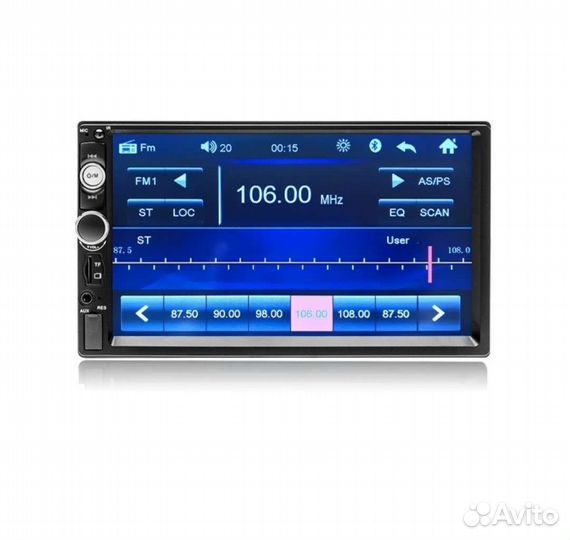 Автомагнитола 2din HD+камера+пульт