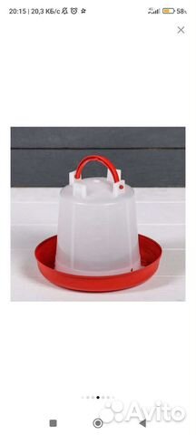 Поилка для кур и перепелов