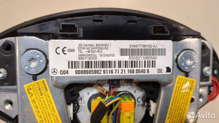 Подушка безопасности водителя Mercedes E W212, 2010