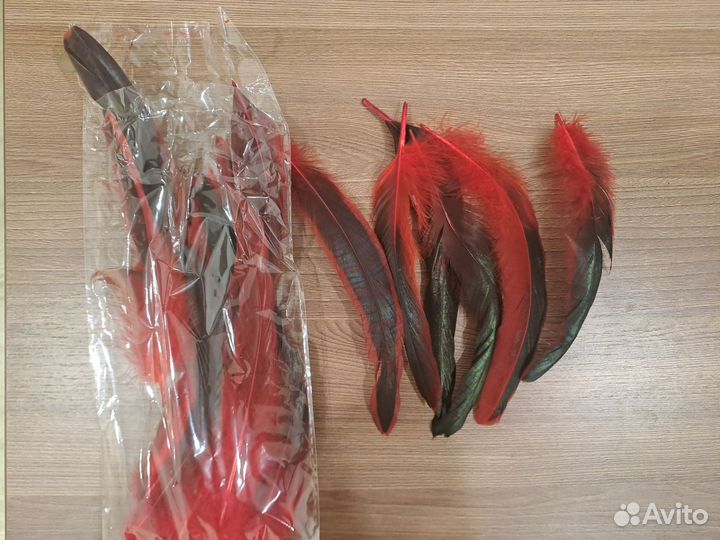Перья петуха для рукоделия