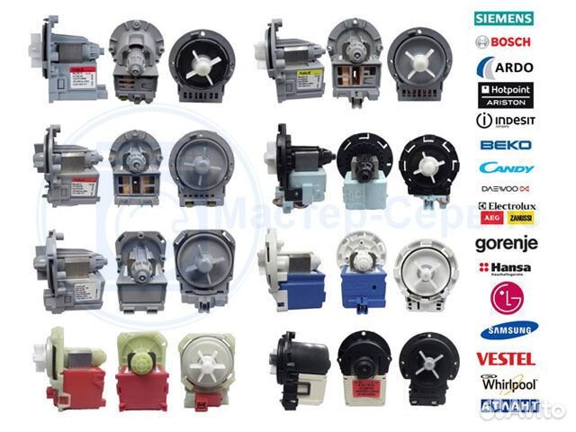 Помпа, сливной насос для стиральной машины