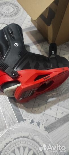 Крепление для сноуборда Union Rosa M цвет red hot