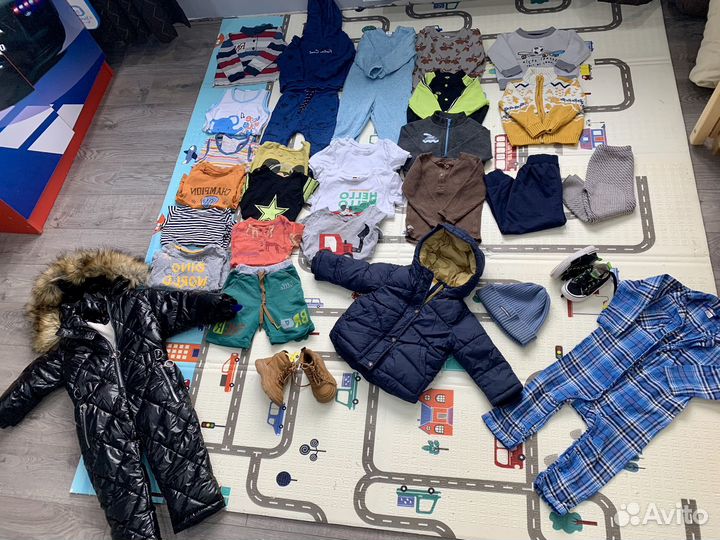 Огромный пакет вещей для мальчика