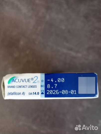 Линзы acuvue -4