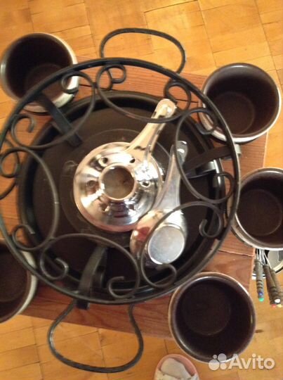 Фондю для приготовления горячего шоколада, сыра