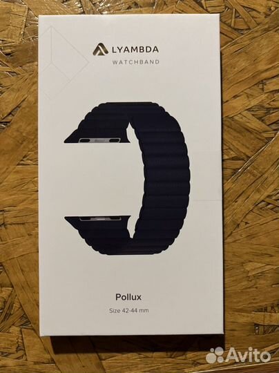 Ремешок apple watch 44-45 мм кожаный