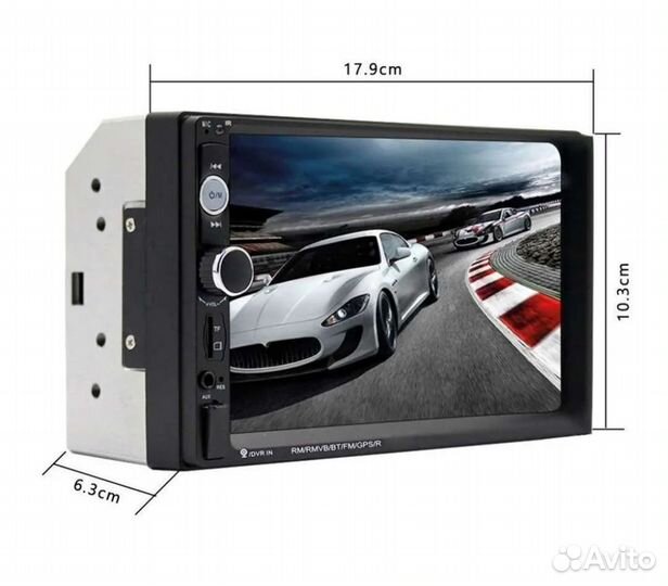 Новая магнитола 2din 7 дюймов