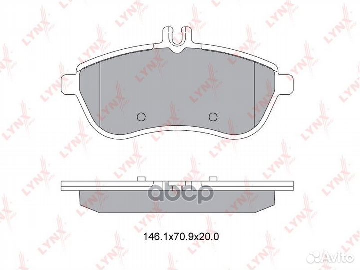 Колодки тормозные дисковые перед BD-5318