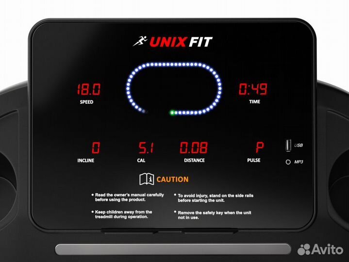 Беговая дорожка Unixfit ST-630R Black