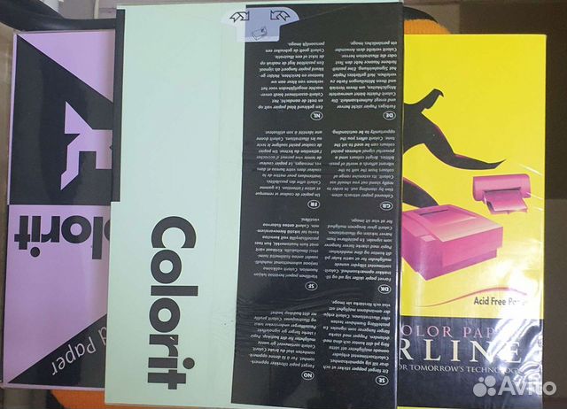 Бумага a4 цветная по листам
