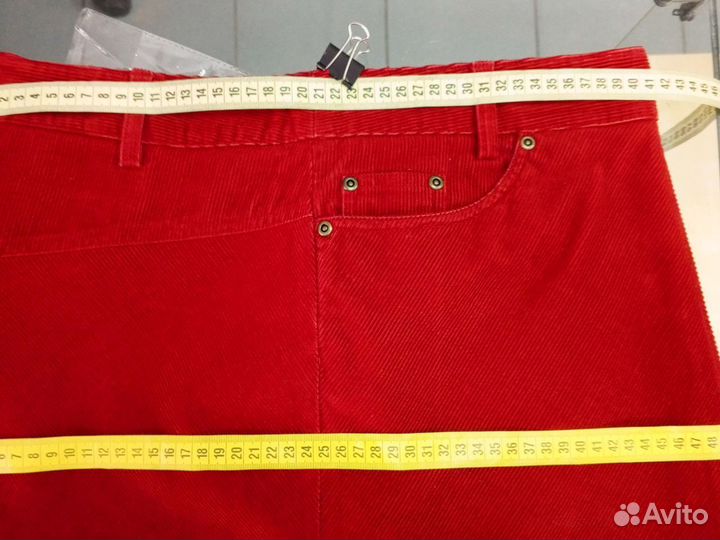 Юбка вельветовая 48