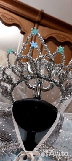 Костюм снежная королева+ корона