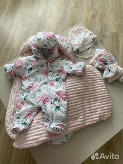 Набор на выписку зимний для девочки
