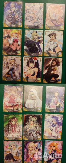 Коллекционные аниме карты Goddess Story