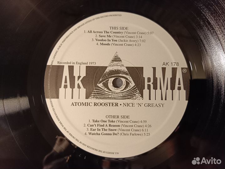Atomic Rooster – Nice & Greasy 1973/2003 LP(Italy)