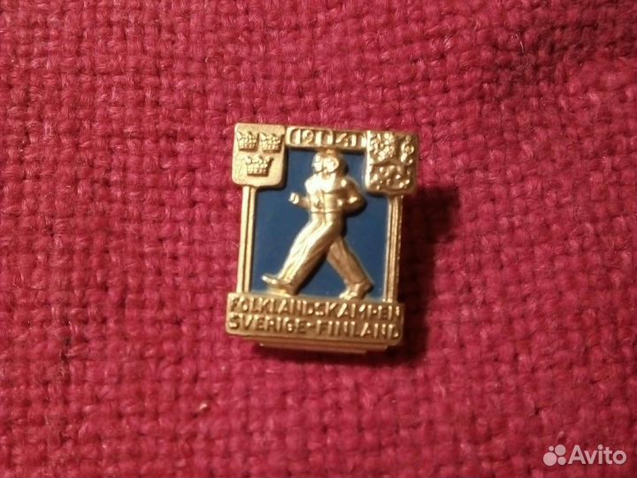 Знак /марш солидарности Финляндия-Швеция/ 1941год