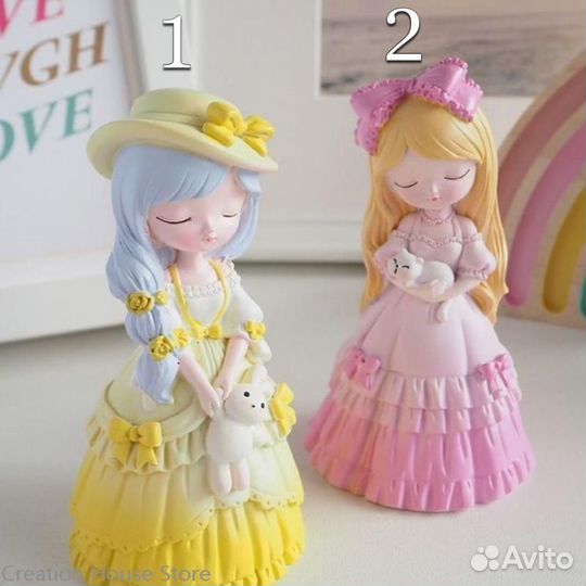 Силиконовые молды для свечей Куколки