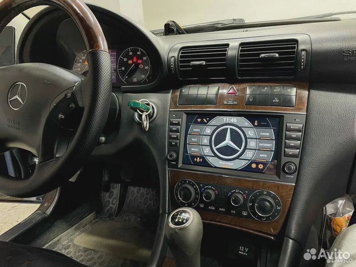 Магнитола Mercedes w203