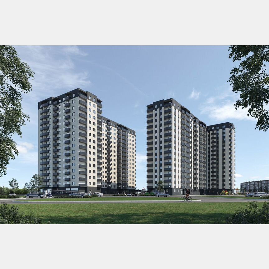 2-к. квартира, 44 м², 15/16 эт.