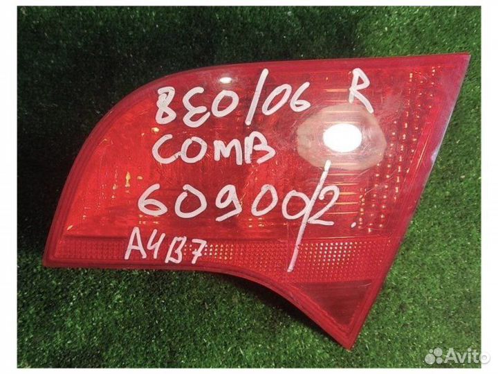 Фонарь крышки багажника правый Audi A4 2.0 2007