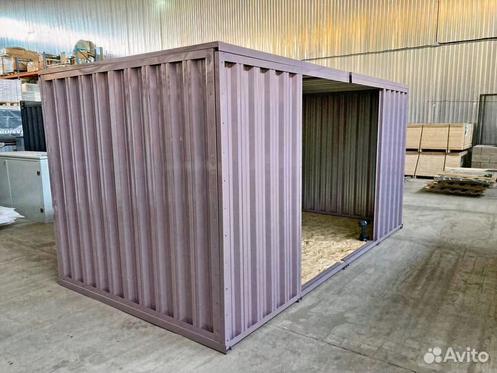 Сарай металлический