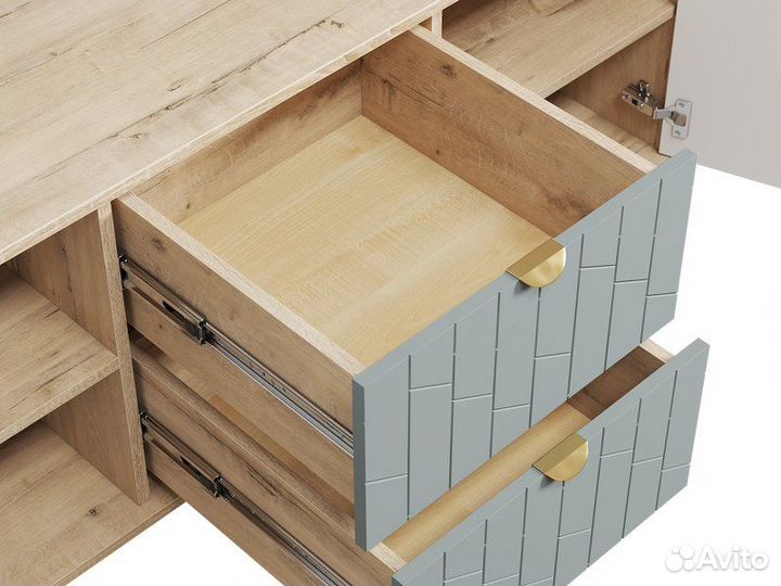 Тв-тумба Монблан-1 Angle Mentol