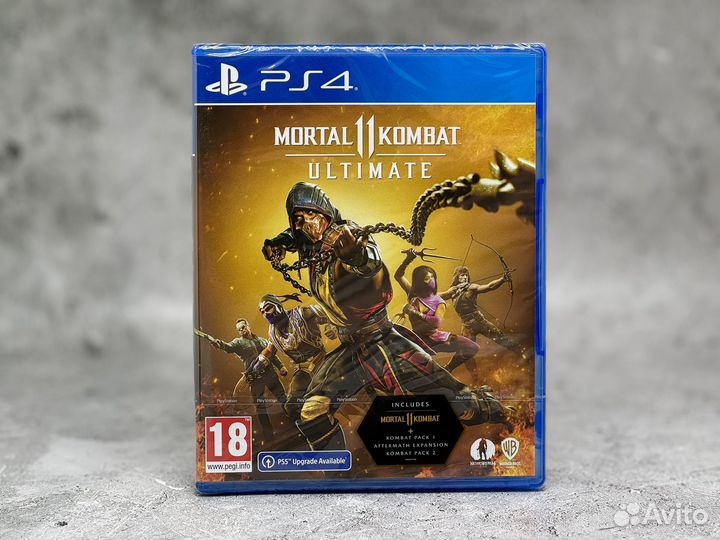 Mortal kombat 11 Ultimate PS4 новый