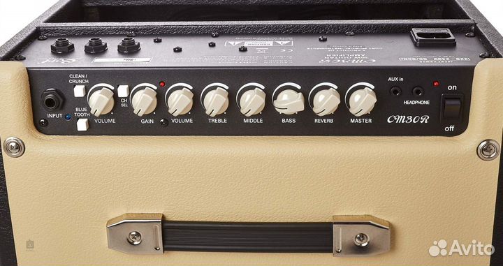 Гитарный комбоусилитель Cort CM30R-EU-BK 30Вт