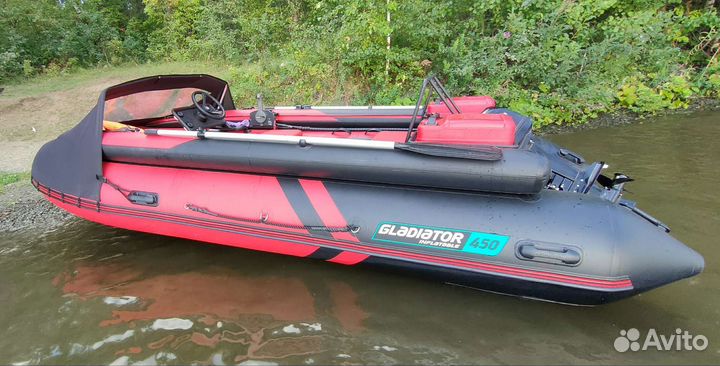 Gladiator E450X + gladiator G9.9PRO FES + прицеп