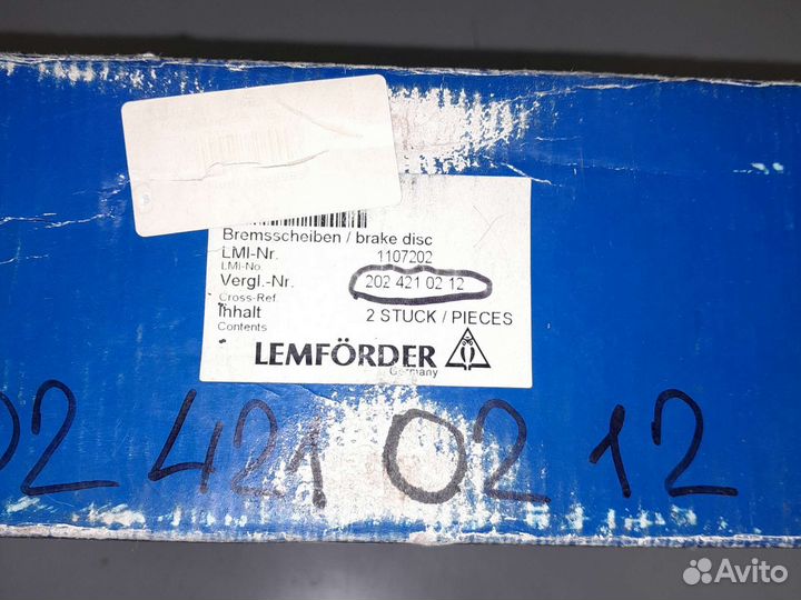 Диск тормозной передн mercedes-benz: C-class 93-00